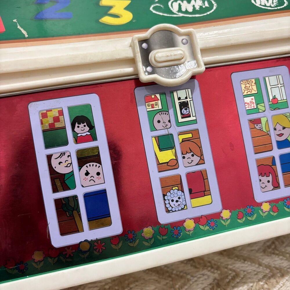 Fisher Price Little People School House Lunch Box Case - Picture 2 of 10